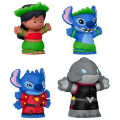 Pack de 4 Minifiguras Lilo & Stitch Fisher-Price Little People Collector