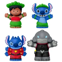 Pack de 4 Minifiguras Lilo & Stitch Fisher-Price Little People Collector