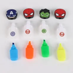 Pack de 4 Subrayadores Multicolor Avengers Marvel