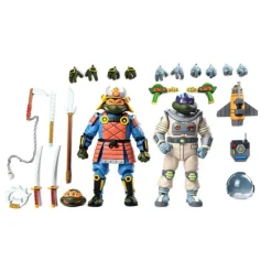 Pack de Figuras Tortugas Ninja Space Adventure & Samurai Turtles