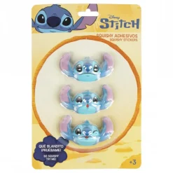 Pack de Pegatinas Squishy de Stitch en Silicona