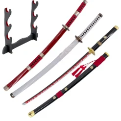 Pack katanas Zoro versión manga + soporte GRATIS