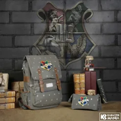 Pack mochila + estuche Hogwarts vintage Harry Potter