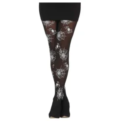 Pantys de Telarañas Blancas Adulto