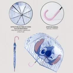 Paraguas Manual Adulto Stitch - 60 CM