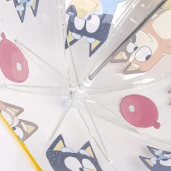 Paraguas manual burbuja Bluey - amarillo