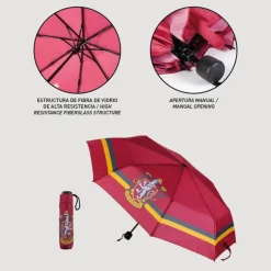 Paraguas plegable Gryffindor Harry Potter