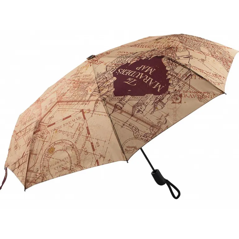 Paraguas Plegable Mapa del Merodeador Harry Potter