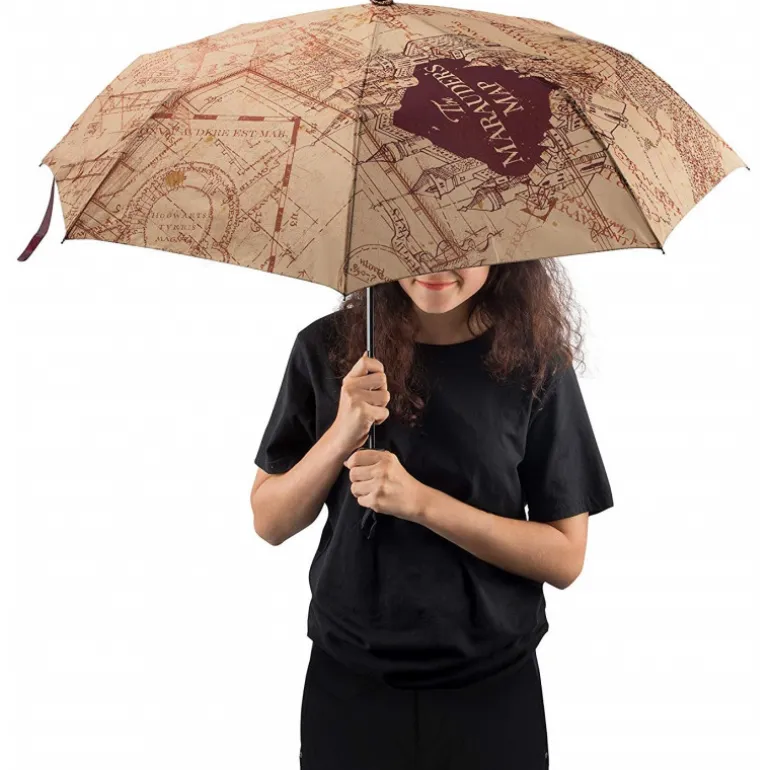 Paraguas Plegable Mapa del Merodeador Harry Potter