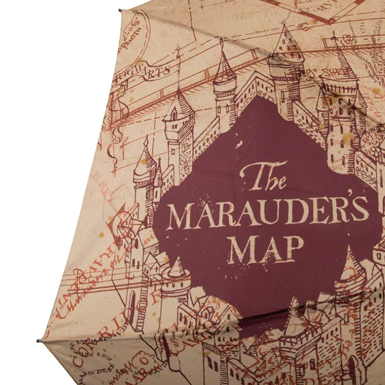 Paraguas Plegable Mapa del Merodeador Harry Potter