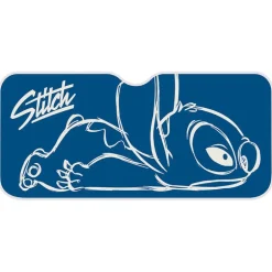 Parasol para coche silueta Stitch Azul