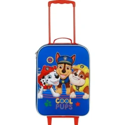 Paw Patrol La Patrulla Canina Cool Maleta Trolley Soft 3D, Azul