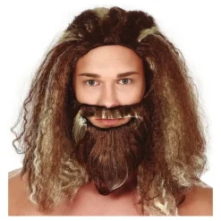 Peluca de Vikingo Marrón