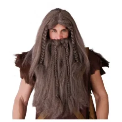 Peluca y barba de Vikingo