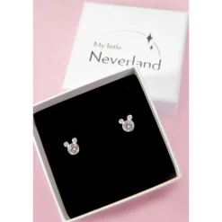 Pendientes Acero y Circonitas Mickey Mouse Disney