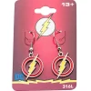 Pendientes Dc Comics The Flash Emblema