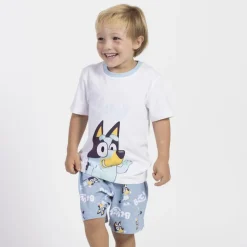Pijama Corto Bluey 100% Algodón para Niños