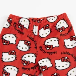 Pijama Largo Coral Fleece Hello Kitty 6-12 Años