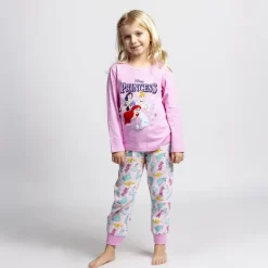 Pijama Largo de Algodón 100% con Diseño Princess