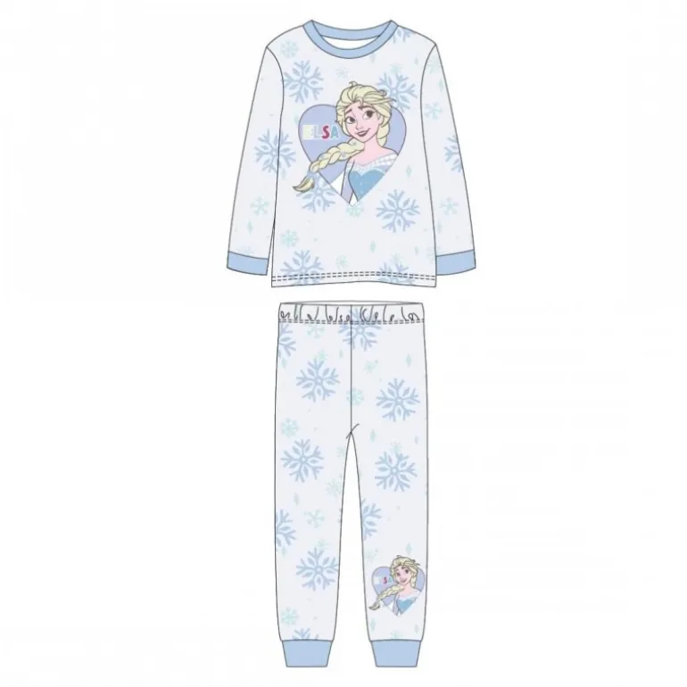 Pijama Largo Frozen para Niñas de 3 a 8 Años