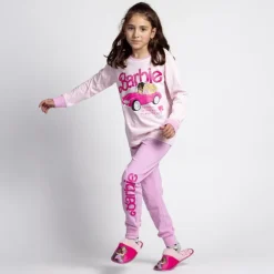 Pijama Largo infantil Single Jersey de Barbie