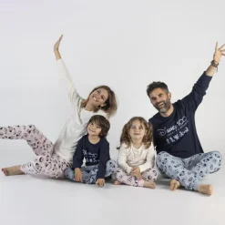 Pijama largo jovenes Disney 100 aniversario rosa