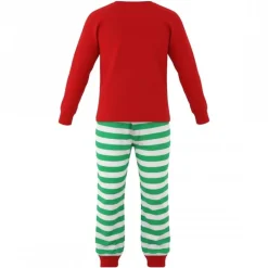 Pijama Largo Navideño The Elf para Niños - Algodón y Poliéster