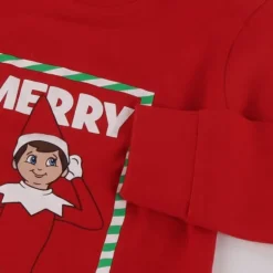 Pijama Largo Navideño The Elf para Niños - Algodón y Poliéster