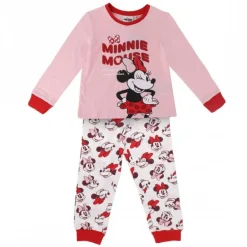Pijama Largo Single Jersey Minnie para Niñas 3-6 Años