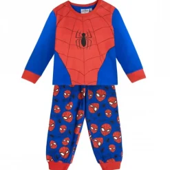 Pijama Largo Spiderman de Cotton y Poliéster para Niños