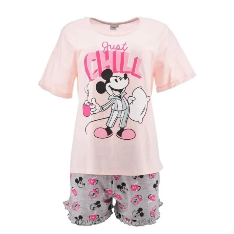 Pijama Mickey Rosa Chill Disney SUN CITY Licencia Oficial