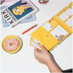 Planificador Semanal con Notas Adhesivas de The Simpsons