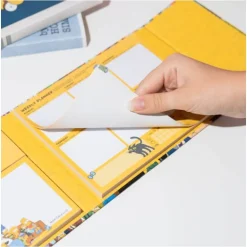 Planificador Semanal con Notas Adhesivas de The Simpsons