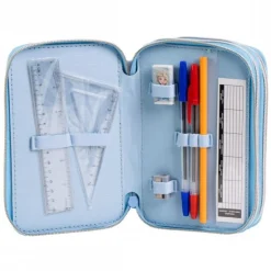 Plumier con Accesorios Giotto Frozen Estuche Portatodos