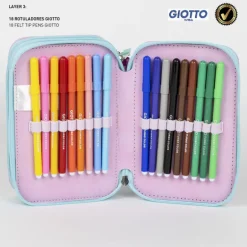 PLUMIER CON ACCESORIOS GIOTTO GABBY´S DOLLHOUSE