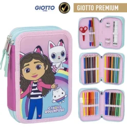 PLUMIER CON ACCESORIOS GIOTTO GABBY´S DOLLHOUSE