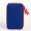 Plumier con Accesorios Giotto Spiderman 100% Polyester Azul