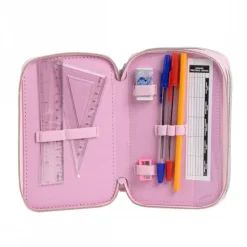 Plumier con Accesorios Giotto Stitch Estuche Portatodo 100% Poliéster