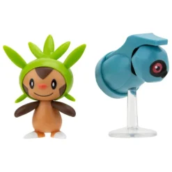 Pokémon Pack 2 Figuras Chespin y Beldum 5 cm Jazwares