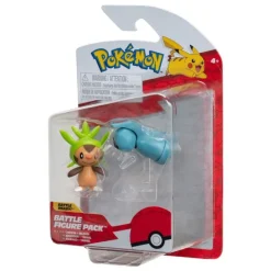 Pokémon Pack 2 Figuras Chespin y Beldum 5 cm Jazwares