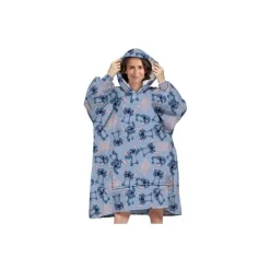 Poncho Batamanta Polar Stitch Just Chilling Oversize Disney
