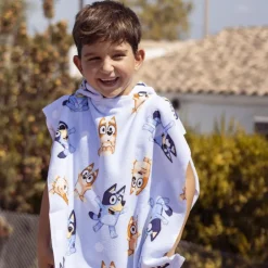Poncho Bluey Microfibra