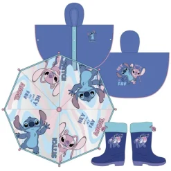 Poncho Impermeable Infantil Stitch Disney