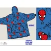 Poncho Spiderman infantil franela