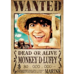 Poster One Piece Netflix Wanted Luffy