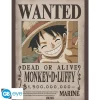 Póster Chibi Wanted Luffy ONE PIECE 52x38