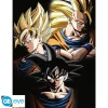 Póster Chibi 52x38 cm Goku Transformaciones Dragon Ball