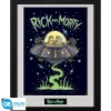 Póster Enmarcado Rick and Morty Ship 30x40cm