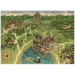 Póster Mapa de Hogwarts Harry Potter