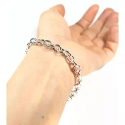 Pulsera eslabones Mickey Mouse plata